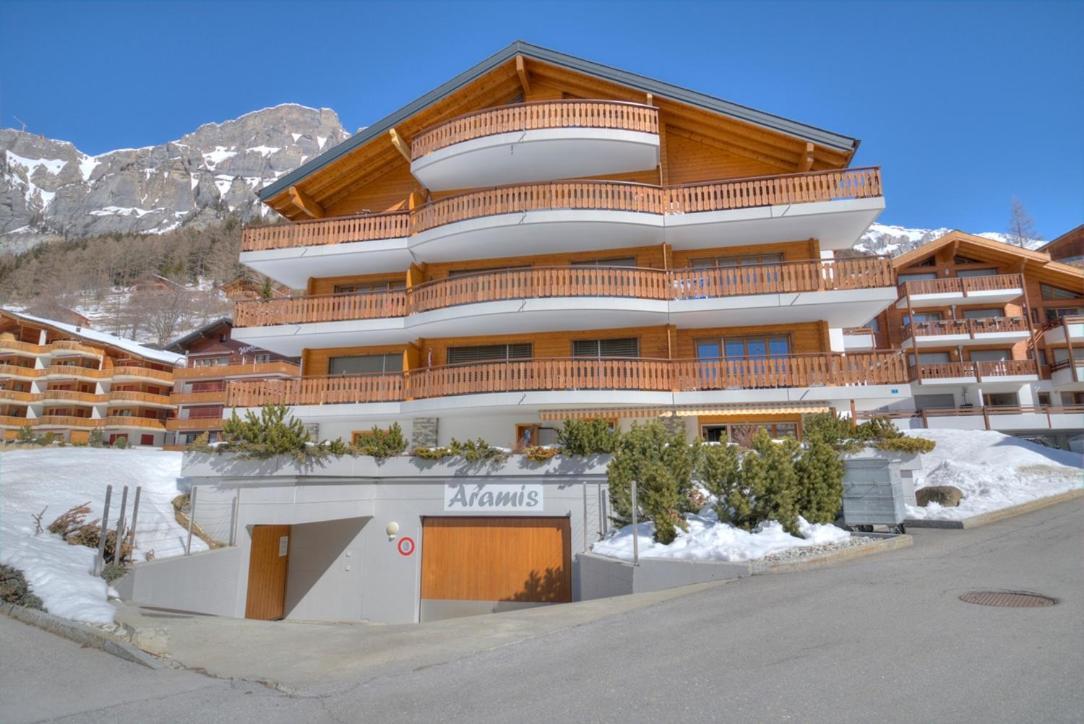 Aramis 1 Lägenhet Leukerbad Exteriör bild